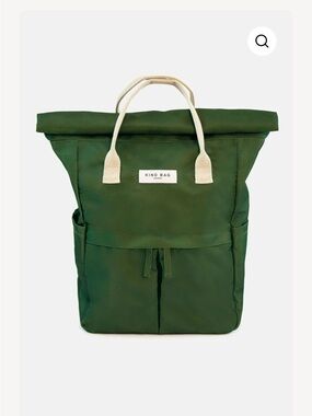 Kind Bag London Hackney 2.0 Khaki/ Green Medium Roll-Top